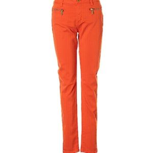 Michael Kors Moto syle skinny jeans.